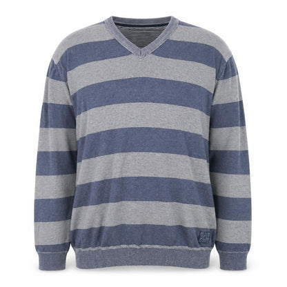 Mens UK Size 2XL Basefield Blue Pullover Jumper