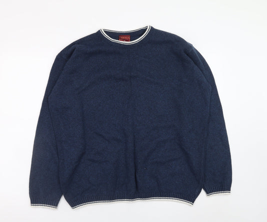 Mens UK Size XL Burton Menswear Blue Pullover Jumper