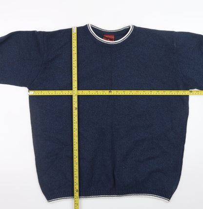 Mens UK Size XL Burton Menswear Blue Pullover Jumper