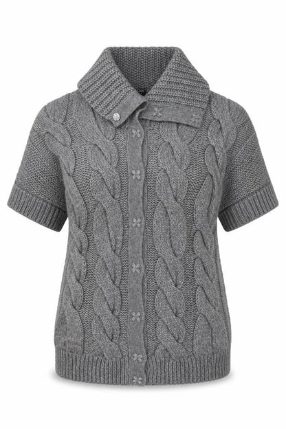 Womens UK Size 16-18 Marks and Spencer Grey Cardigan Jumper