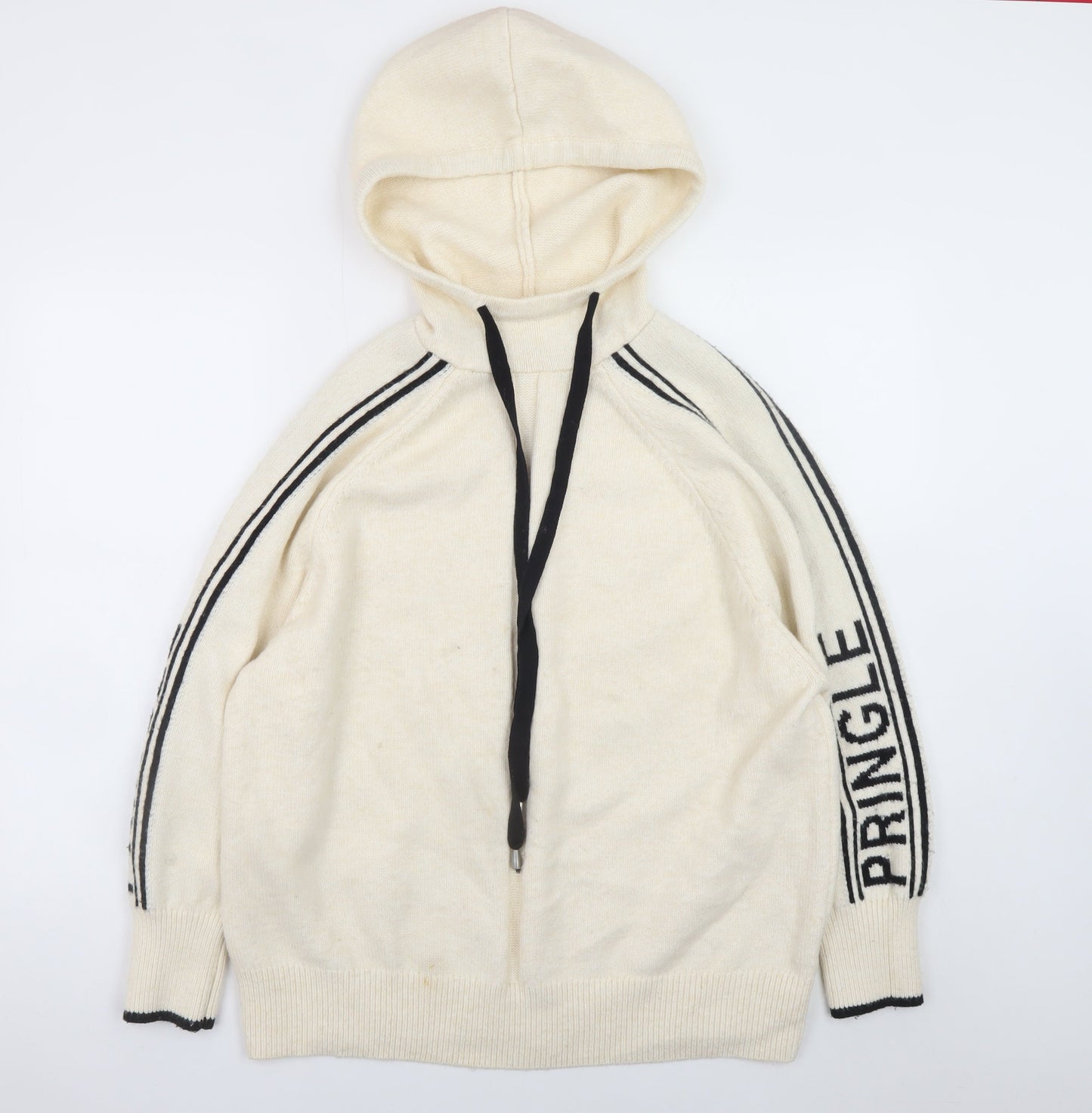 Mens UK Size S Pringle of Scotland x H&M Ivory Pullover Jumper