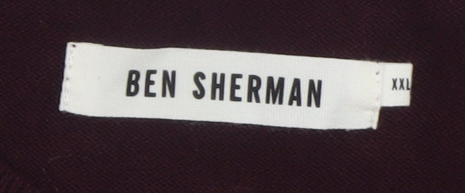 Mens UK Size 2XL Ben Sherman Brown Pullover Jumper