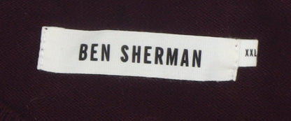 Mens UK Size 2XL Ben Sherman Brown Pullover Jumper