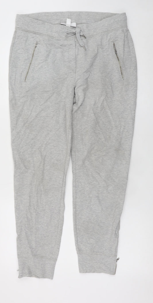 Mens UK Size M The White Company Regular Fit Jogger Grey Trousers