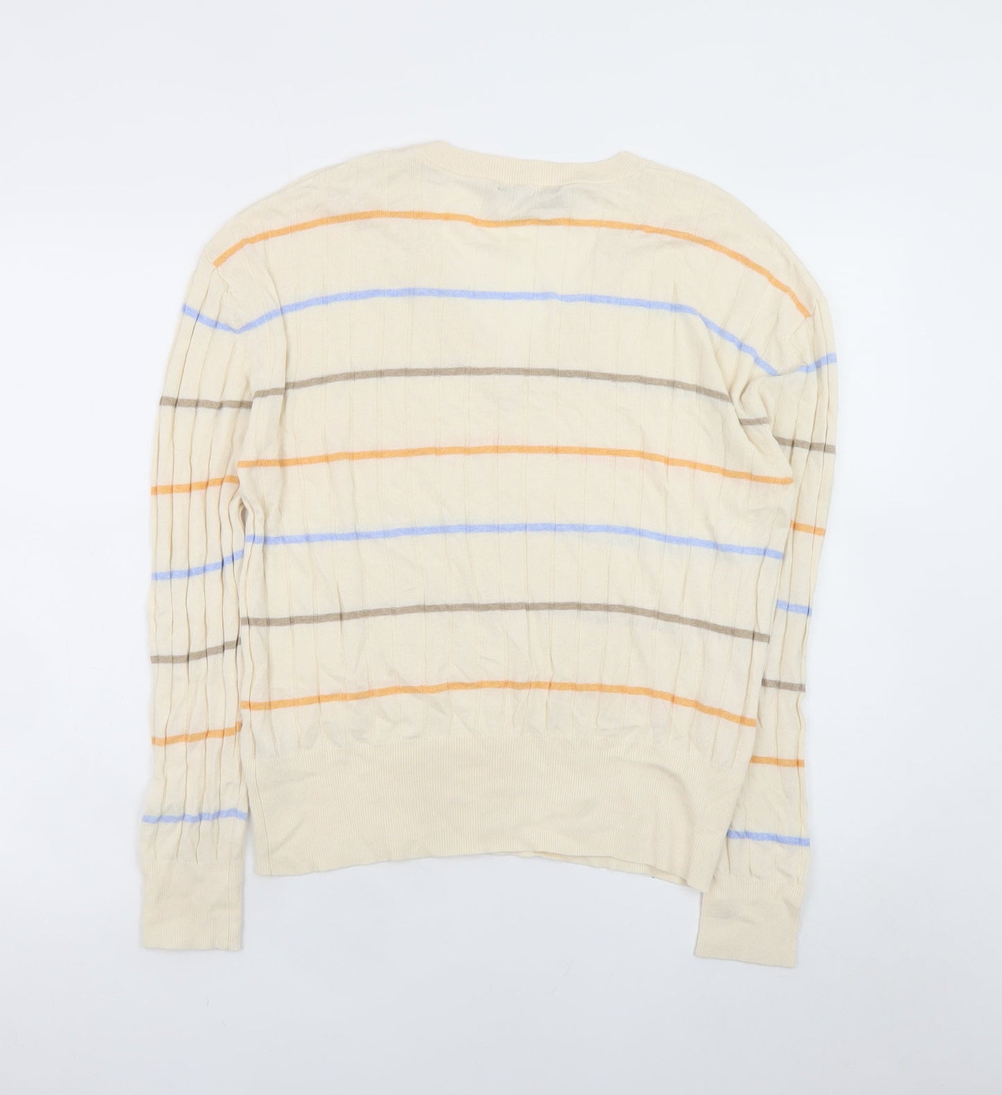 Womens UK Size L Marks and Spencer Beige Pullover Jumper