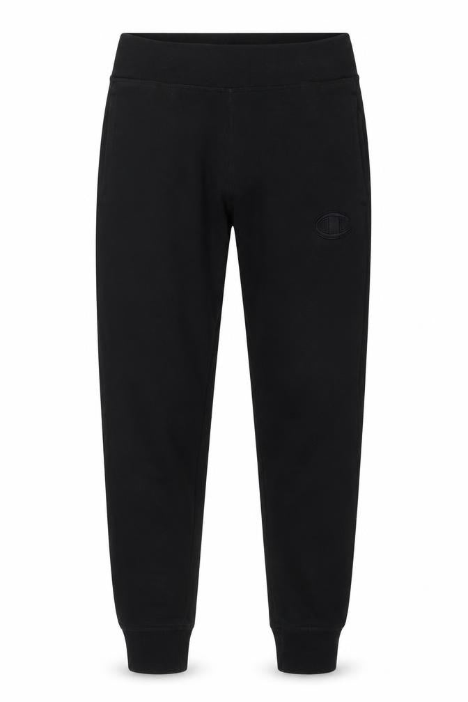 Mens UK Size S Champion Regular Fit Jogger Black Trousers