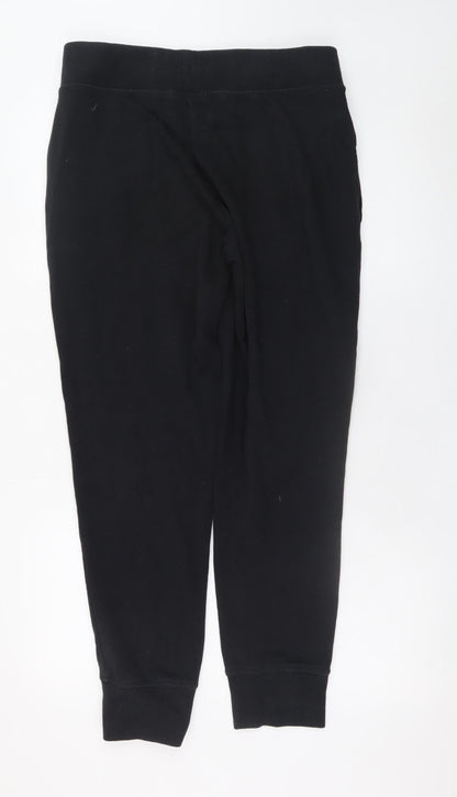 Mens UK Size S Champion Regular Fit Jogger Black Trousers
