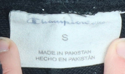 Mens UK Size S Champion Regular Fit Jogger Black Trousers