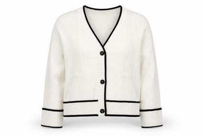 Womens UK Size L River Island Ivory Cardigan Jumper