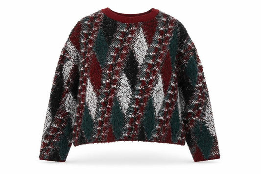 Womens UK Size 8 Pull&Bear Multicoloured Pullover Jumper