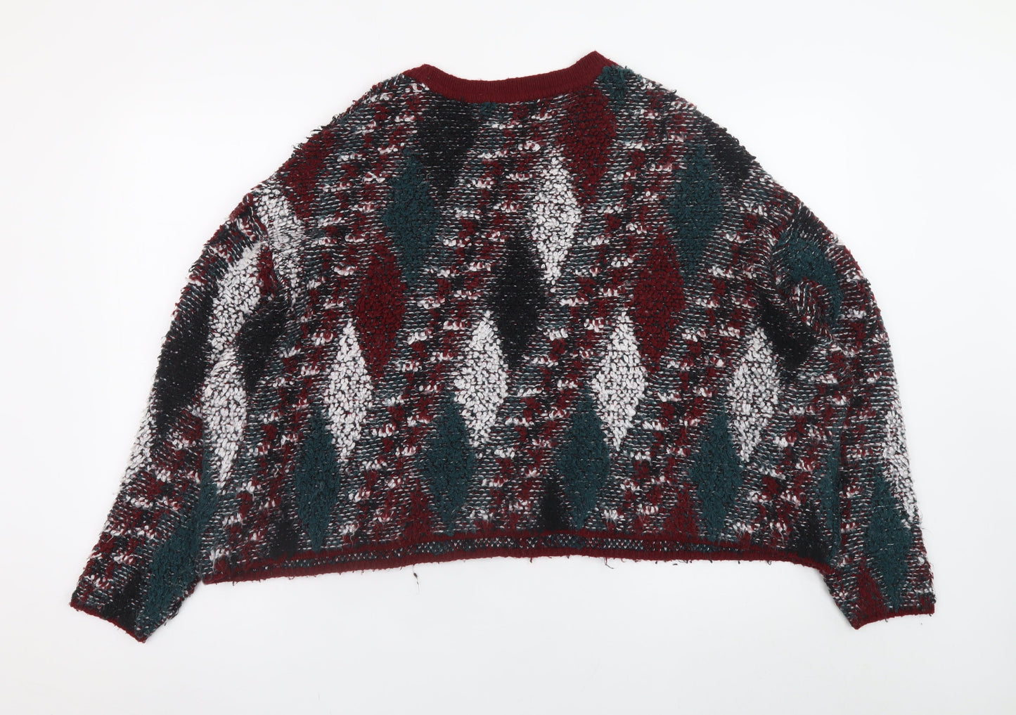 Womens UK Size 8 Pull&Bear Multicoloured Pullover Jumper