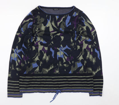 Bianca Women’s Multicoloured Camouflage Knit Jumper Size 14
