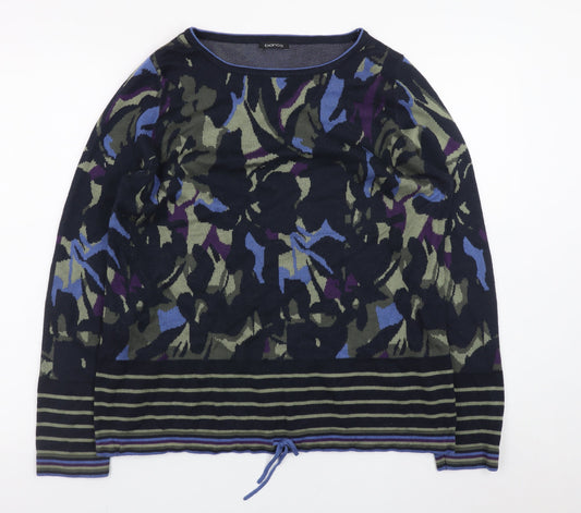 Bianca Women’s Multicoloured Camouflage Knit Jumper Size 14