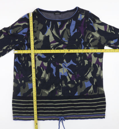 Bianca Women’s Multicoloured Camouflage Knit Jumper Size 14