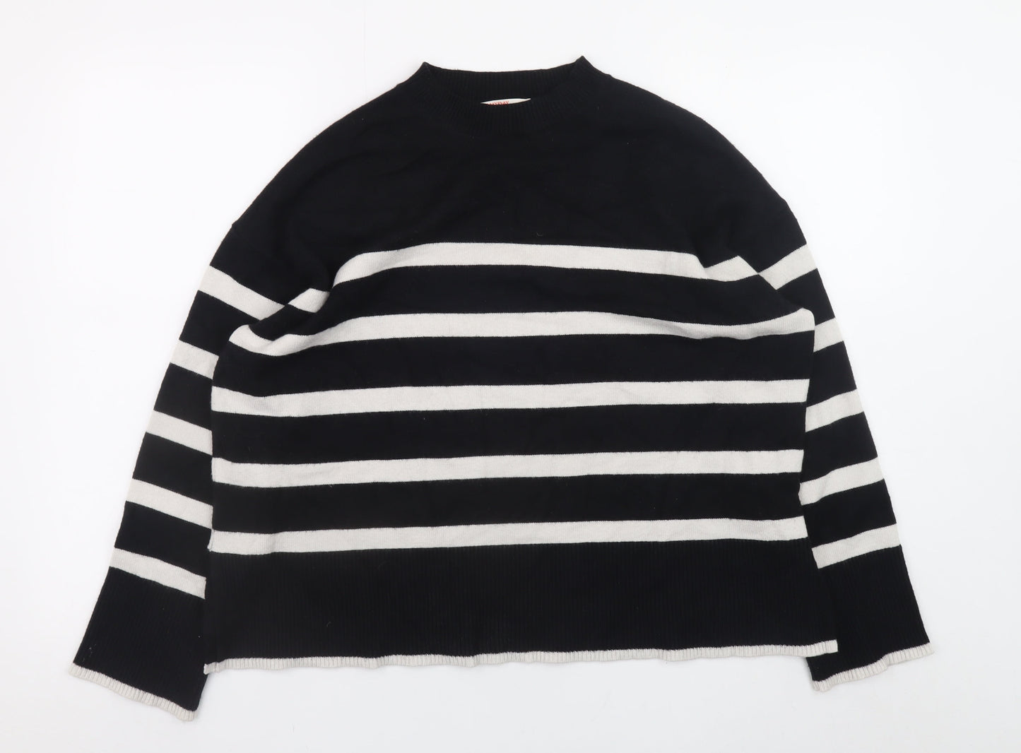 Womens UK Size M John Lewis Black Pullover Jumper