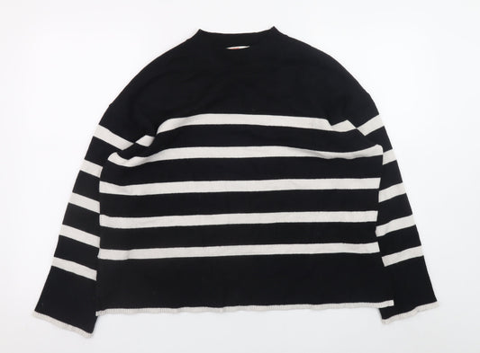 Womens UK Size M John Lewis Black Pullover Jumper