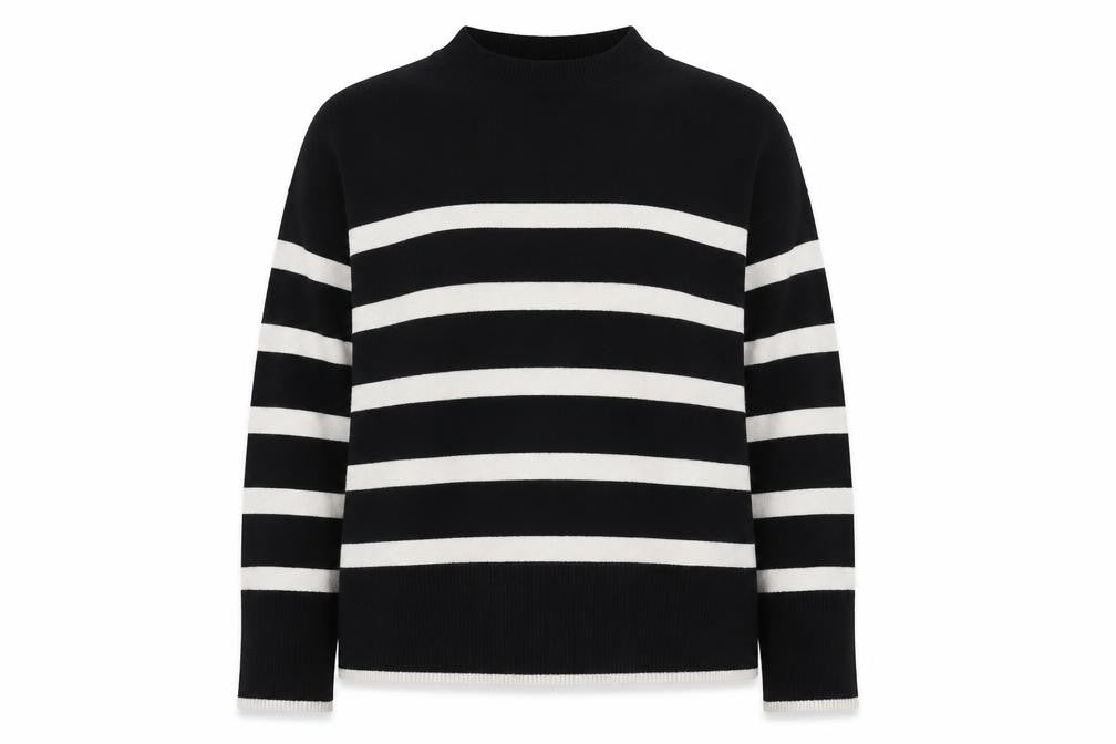 Womens UK Size M John Lewis Black Pullover Jumper