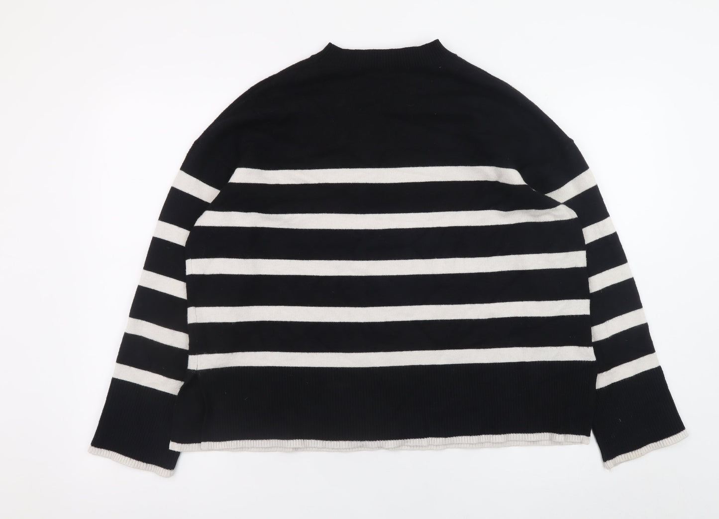 Womens UK Size M John Lewis Black Pullover Jumper