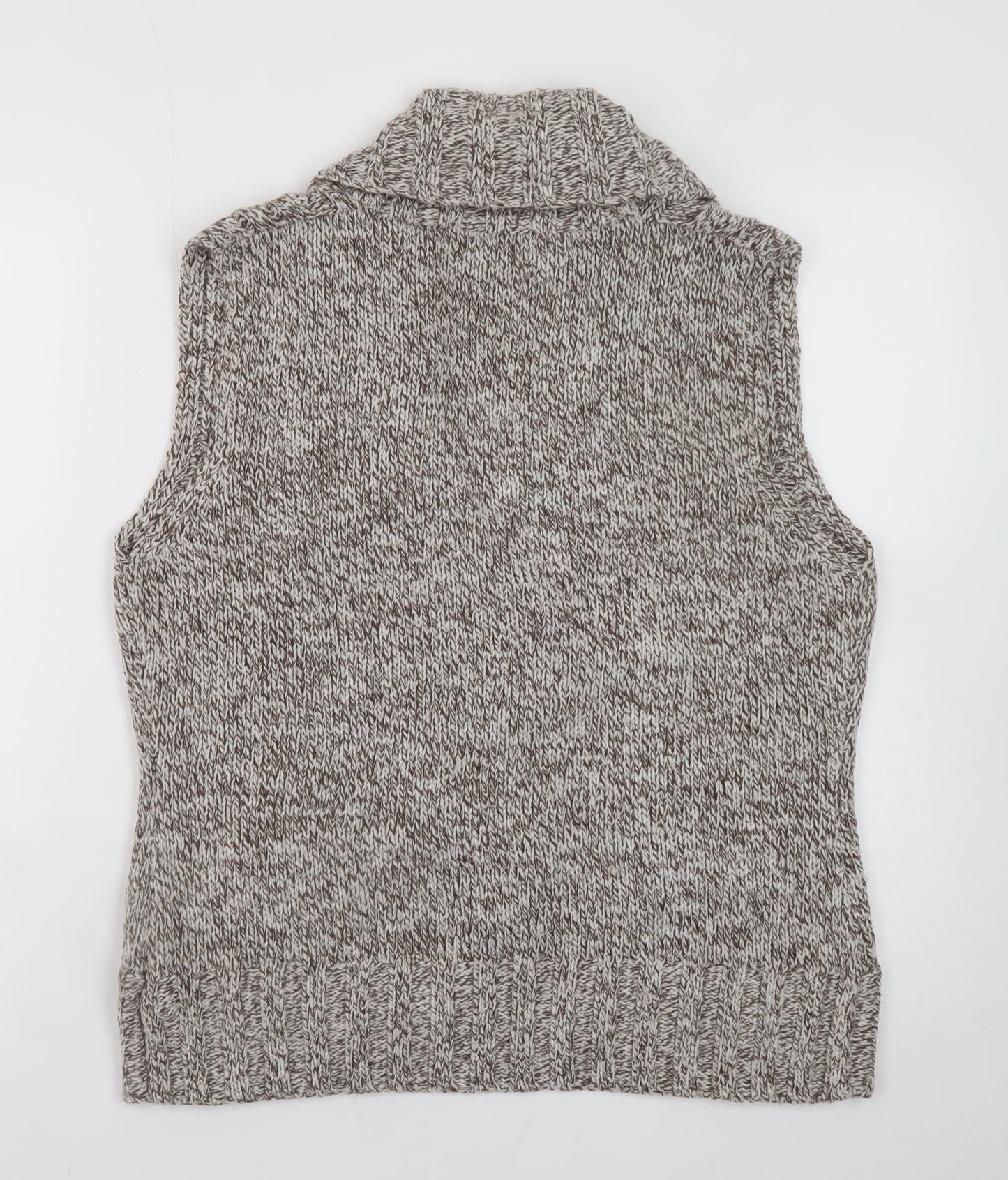 Womens UK Size 14 EWM Beige Vest Jumper