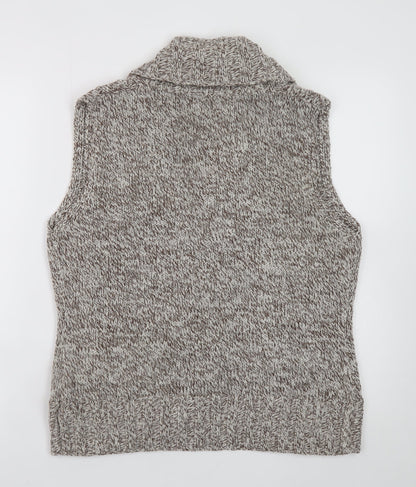 Womens UK Size 14 EWM Beige Vest Jumper