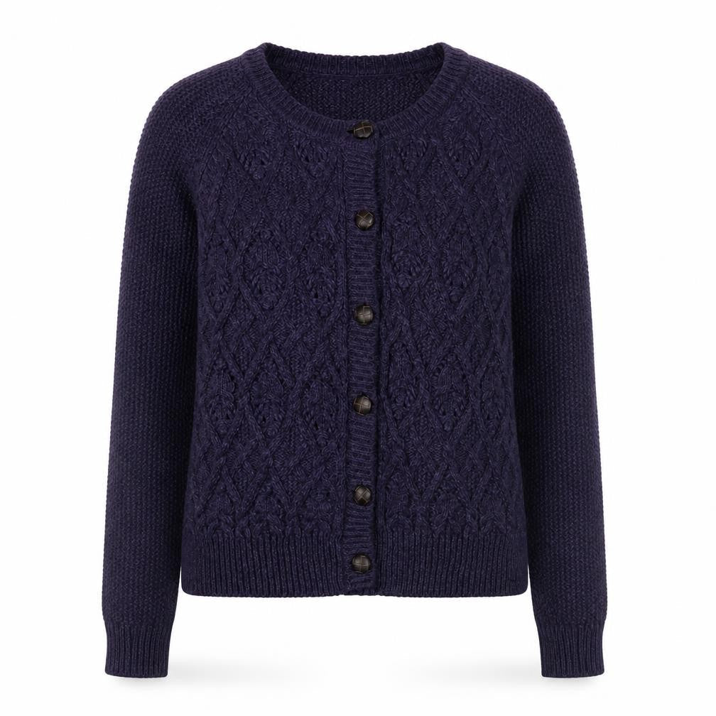 Womens UK Size 12 Marks and Spencer Purple Cardigan Jumper
