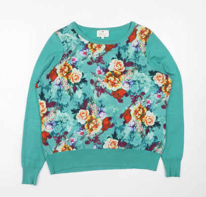 Womens UK Size M Inspire Collection Green Pullover Jumper