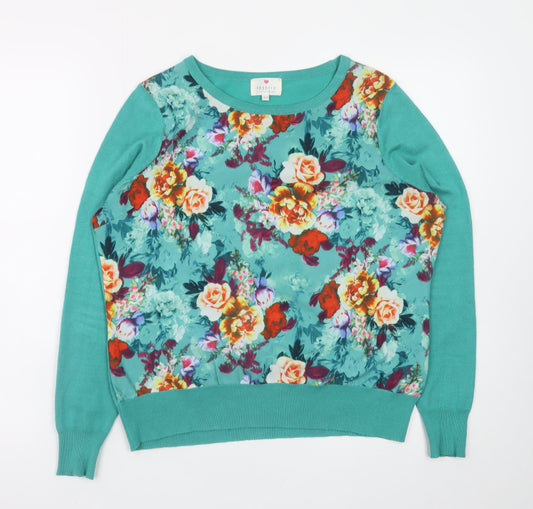 Womens UK Size M Inspire Collection Green Pullover Jumper