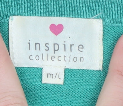 Womens UK Size M Inspire Collection Green Pullover Jumper