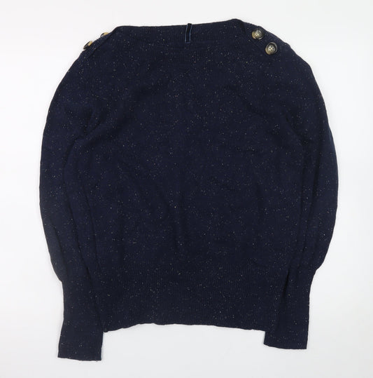 Womens UK Size 16 Marks and Spencer Blue Pullover Jumper