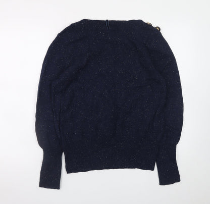 Womens UK Size 16 Marks and Spencer Blue Pullover Jumper