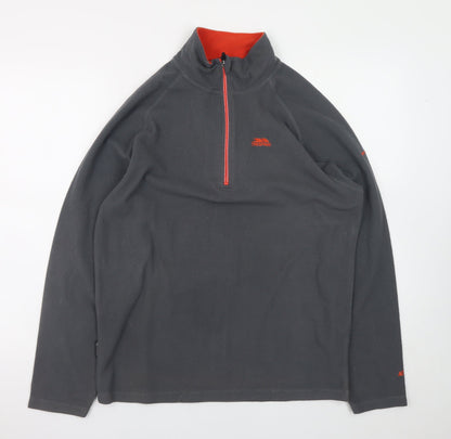 Mens UK Size M Trespass Grey Pullover Sweatshirt