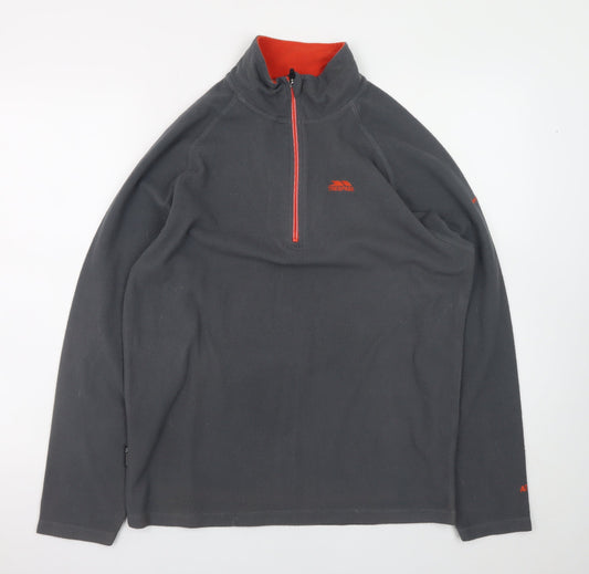 Mens UK Size M Trespass Grey Pullover Sweatshirt