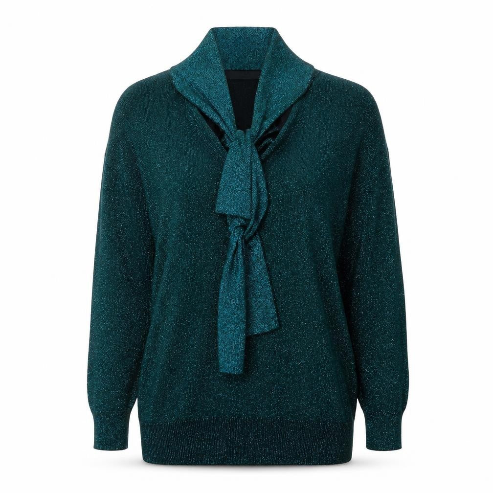 Womens UK Size 10 M&Co Green Pullover Jumper