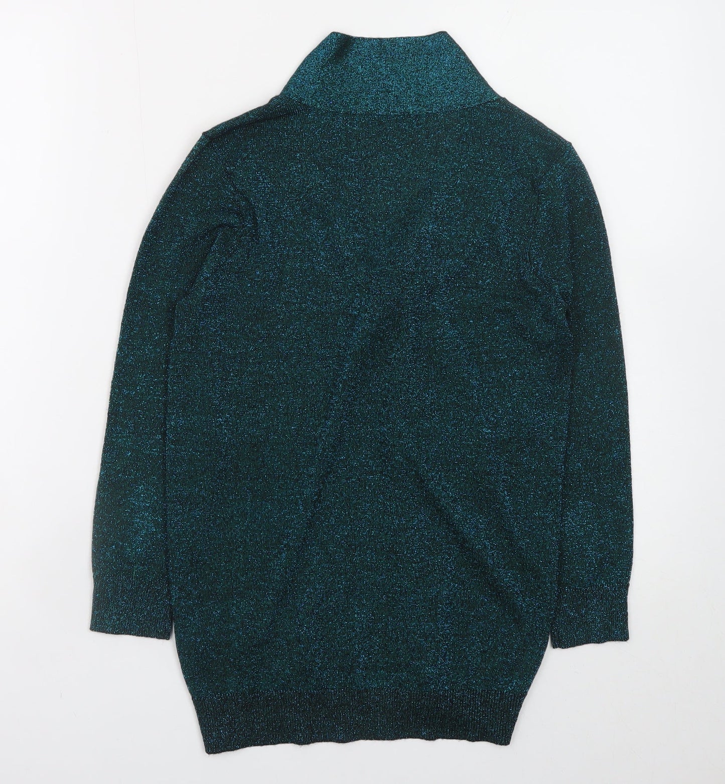 Womens UK Size 10 M&Co Green Pullover Jumper