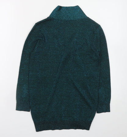 Womens UK Size 10 M&Co Green Pullover Jumper