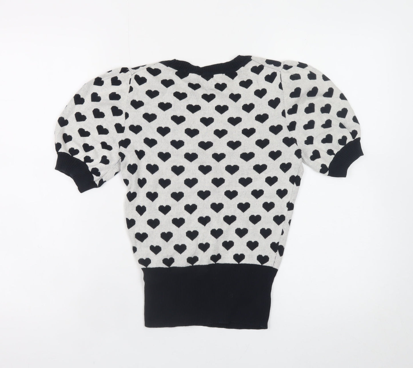 Womens UK Size XS French Connection Black Pullover Jumper