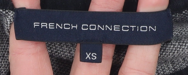 Womens UK Size XS French Connection Black Pullover Jumper
