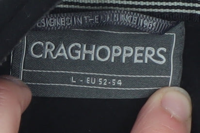 Mens UK Size L Craghoppers Black Pullover Sweatshirt
