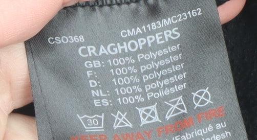 Mens UK Size L Craghoppers Black Pullover Sweatshirt