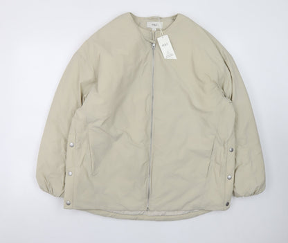 Mens UK Size M Marks and Spencer Beige Puffer Jacket