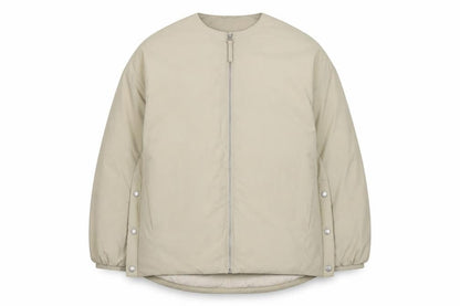Marks & Spencer Men's Beige Puffer Jacket M Full Zip Mid-Length