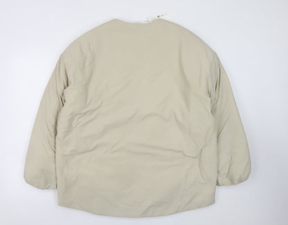 Mens UK Size M Marks and Spencer Beige Puffer Jacket