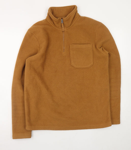 Mens UK Size S Marks and Spencer Brown Pullover Sweatshirt