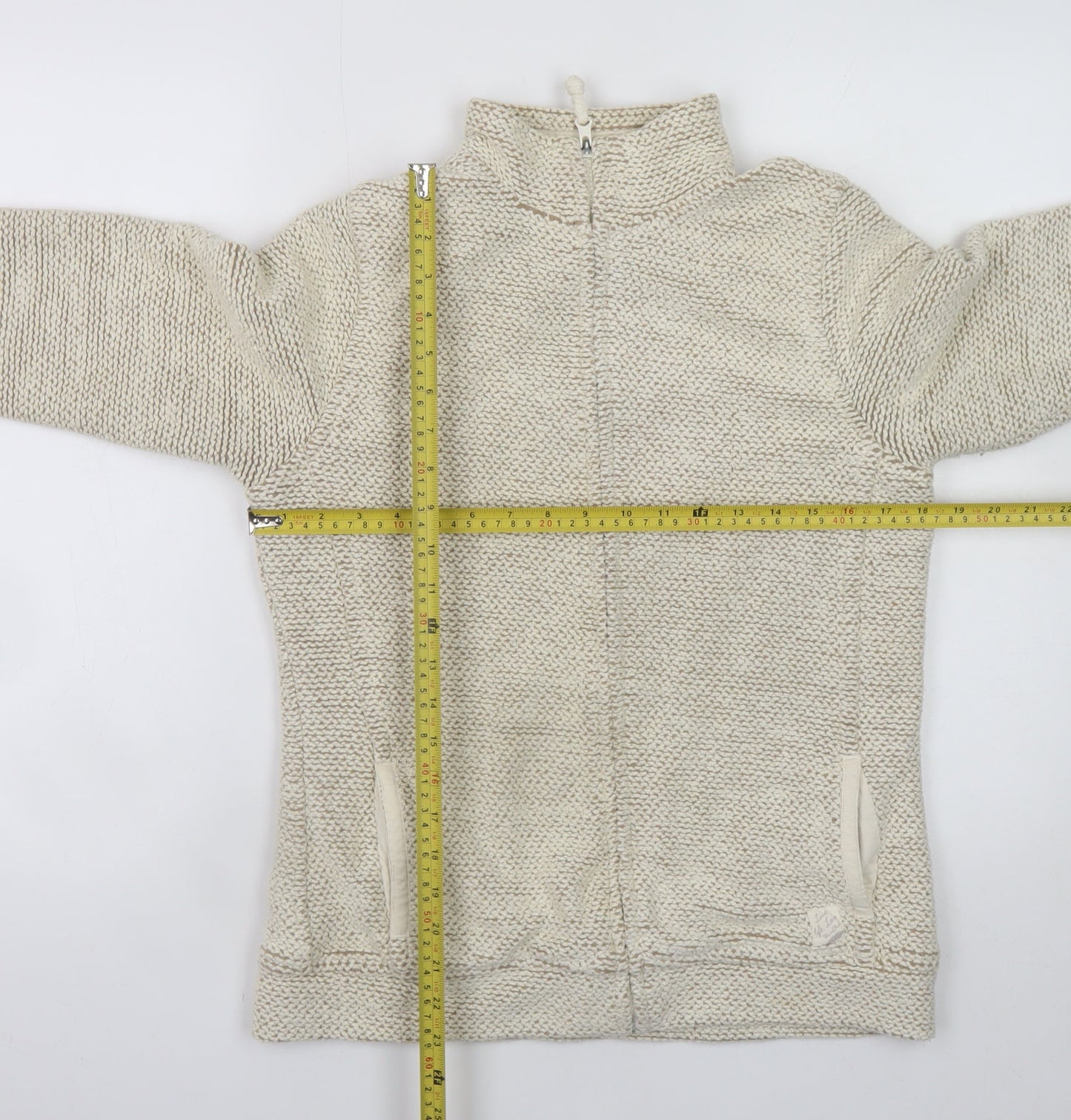 Womens UK Size 12 Weird Fish Beige Basic Jacket