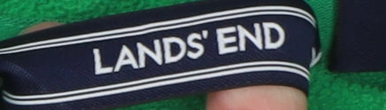 Womens UK Size XS Lands' End Green Basic Jacket