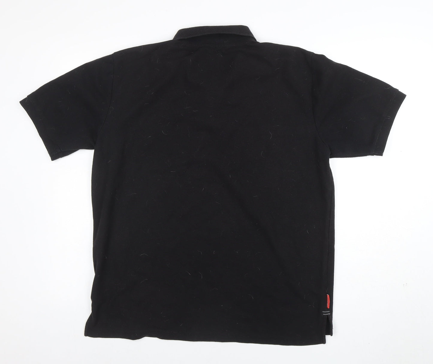 Slazenger Men's Black XL Polo Shirt Cotton Blend Casual Sports Top
