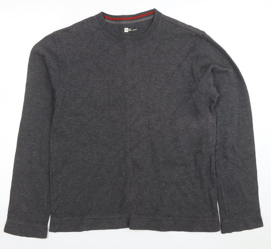 Mens UK Size S Gap Grey Pullover Sweatshirt