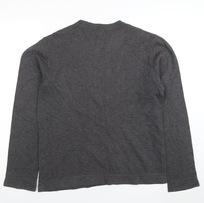 Mens UK Size S Gap Grey Pullover Sweatshirt