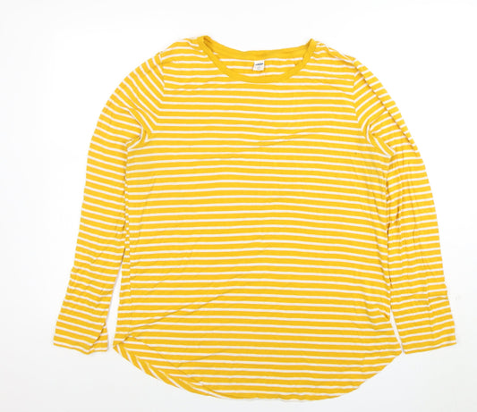 Womens UK Size XL Old Navy Yellow Basic T-Shirt