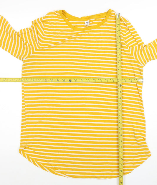 Womens UK Size XL Old Navy Yellow Basic T-Shirt
